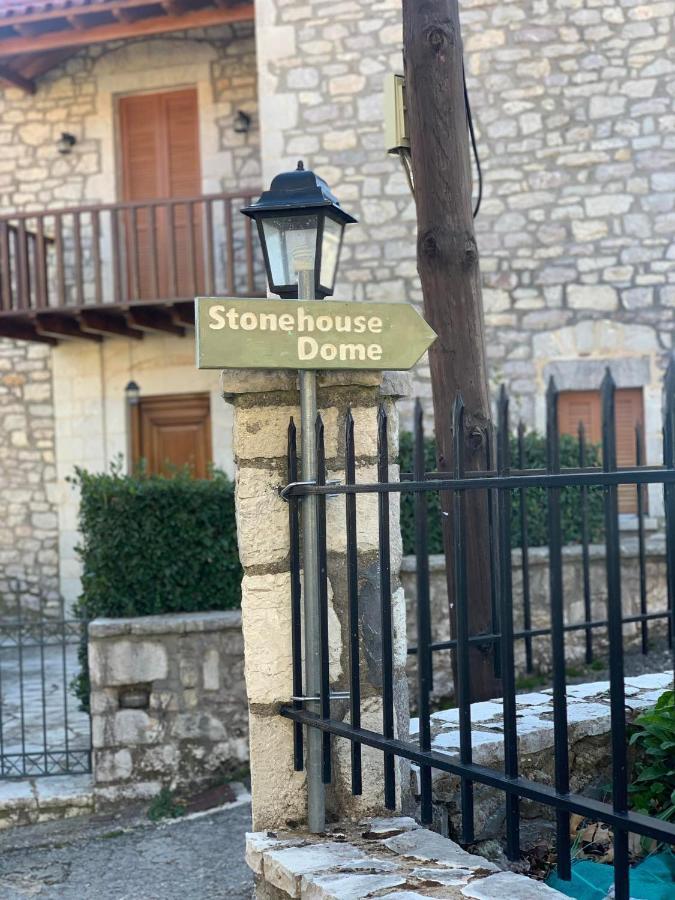 Villa Stonehouse Dome Lagadia à Lagkadia Extérieur photo