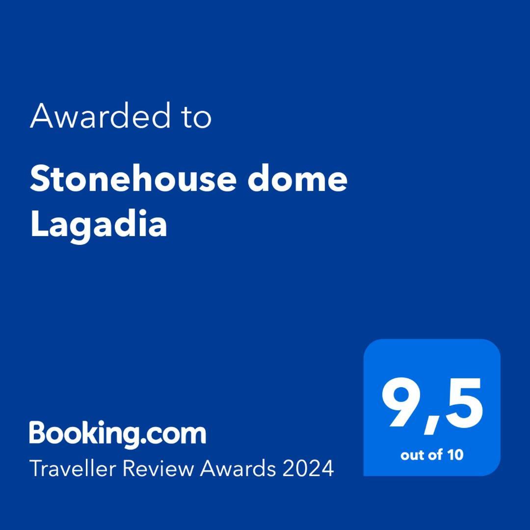 Villa Stonehouse Dome Lagadia à Lagkadia Extérieur photo